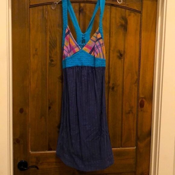 Multicolored dress with straps. Perfect for summer - Picture 1 of 2